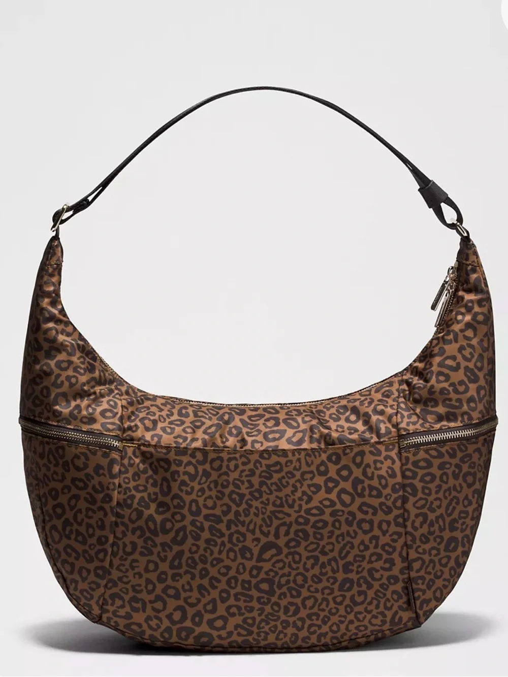 Lululemon Large Slouchy Sling Bag *Metal Hardware Leopard